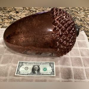 Mercury Glass Kugel Acorn